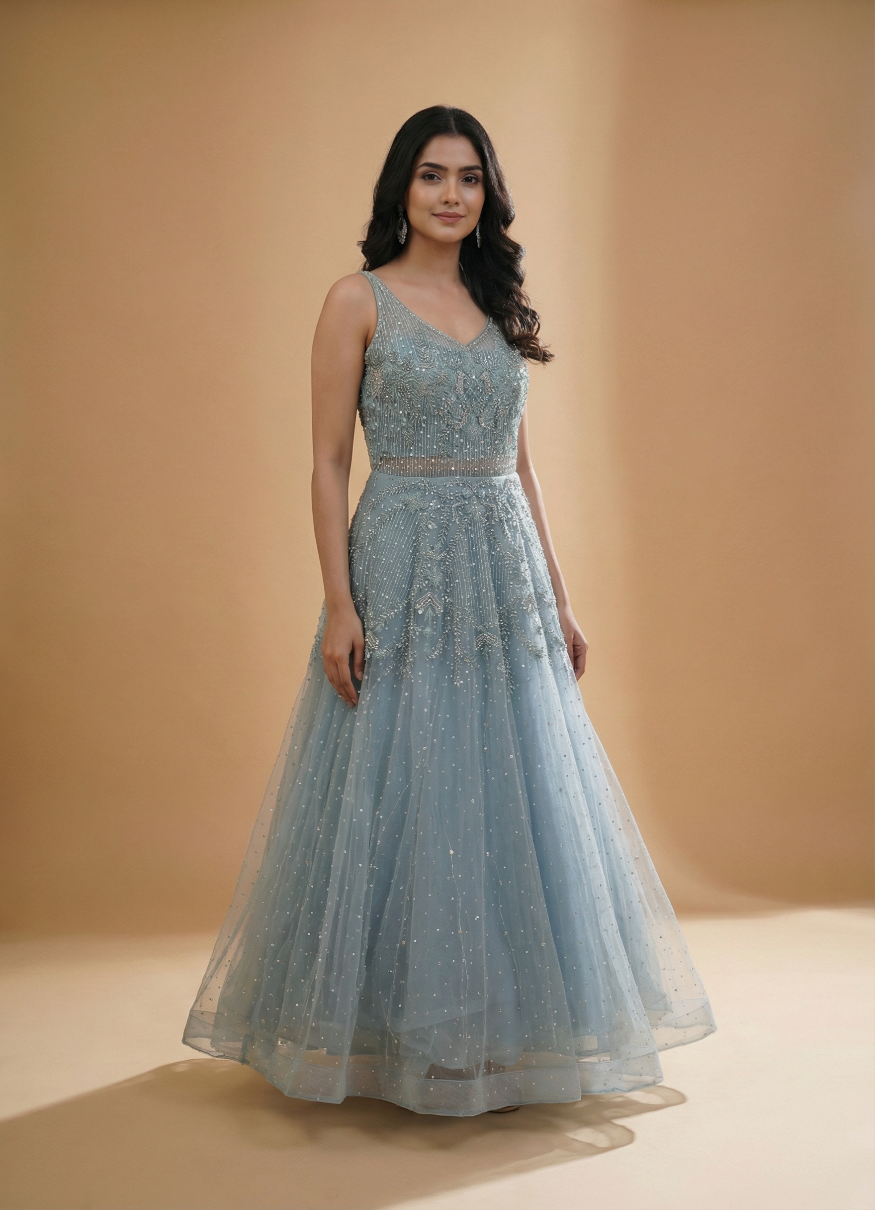 Sky Mist Princess Gown Dress - Image 1